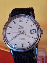 orologio da polso Vintage meccanico Lanco