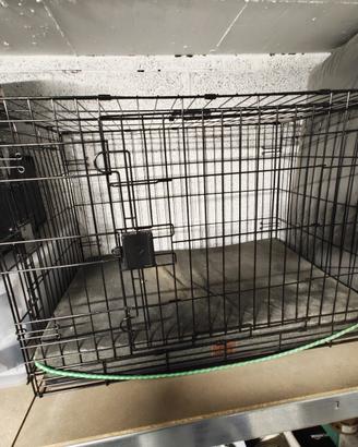 Gabbia per cane con cuscino