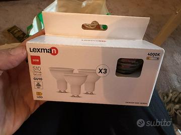 Set 3 lampadine LED Lexman GU10 5.4W/510 Lumens