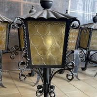 Lampade in ferro batutto