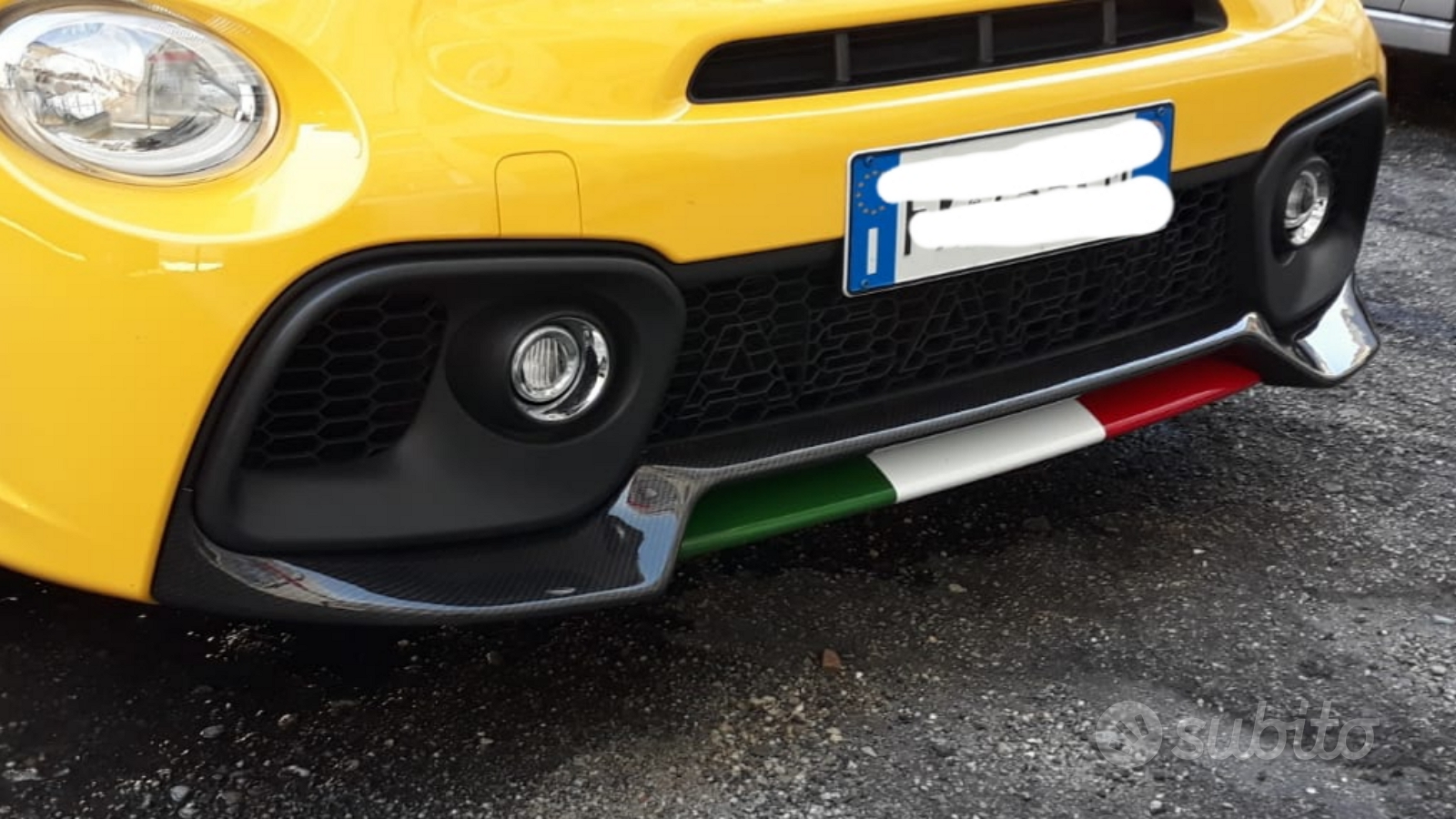 Splitter maggiorato paraurti 500 abarth restyling - Accessori Auto In  vendita a Torino