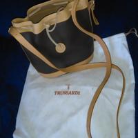 Borsa a secchiello "trussardi" nuova originale