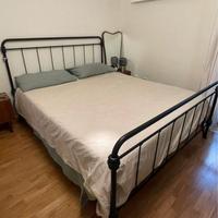 STRUTTURA LETTO MATRIMONIALE IN STILE COUNTRY CHIC