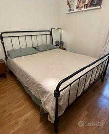 STRUTTURA LETTO MATRIMONIALE IN STILE COUNTRY CHIC