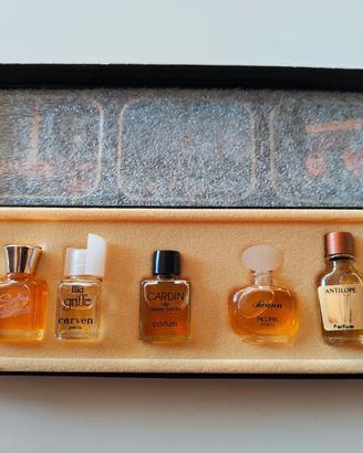 confezione miniature profumi vintage francesi