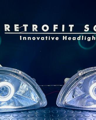 Fanali Seicento / 600 Angel Eyes Tondo Retrofit