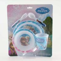 Set Pappa Frozen Disney 5 pezzi adatto a Microonde
