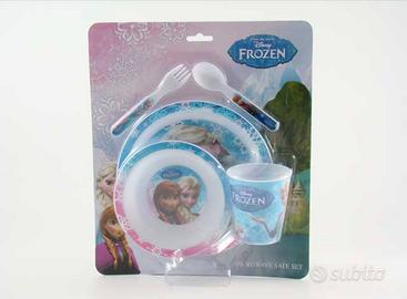 Set Pappa Frozen Disney 5 pezzi adatto a Microonde