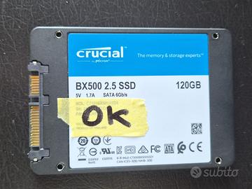 SSD Sata 120GB Crucial BX500