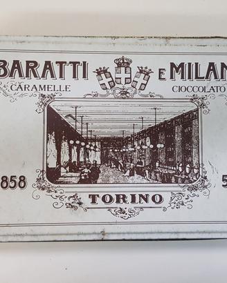 Scatola latta Vintage BARATTI E MILANO
