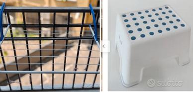 Spendipanni pensile + Sgabellino IKEA