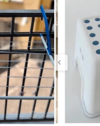 Spendipanni pensile + Sgabellino IKEA