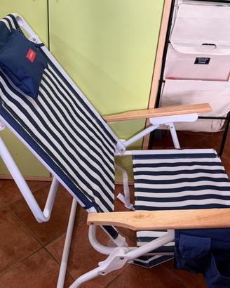Sedia da Spiaggia Reclinabile Flamingueo
