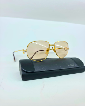 Cartier Vintage Romance Louis Oro Occhiali da sole