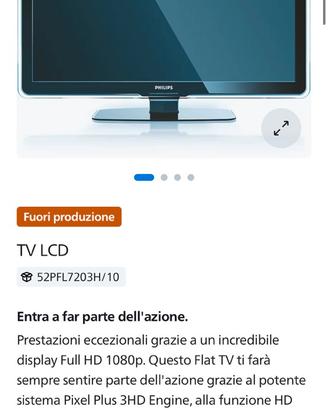 TV LCD philips 52 pollici