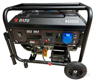 Gruppo elettrogeno monofase Rato R6000D