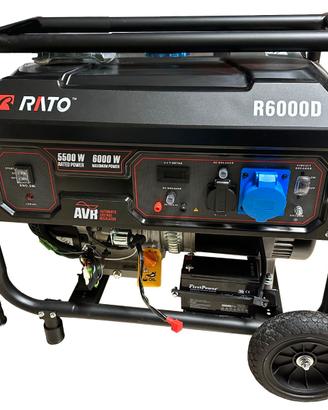 Gruppo elettrogeno monofase Rato R6000D