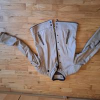 Giubbotto donna pelle nappa pieno fiore