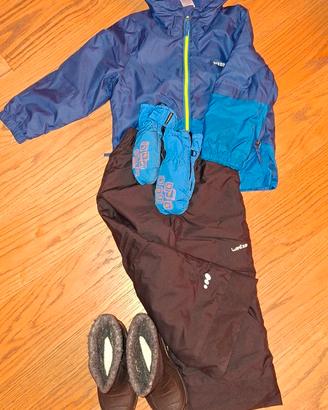 Kit abbigliamento da sci completo per bambino 3/4