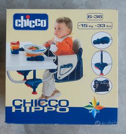 Seggiolino da tavola Chicco Hippo (6-36mesi-fino15