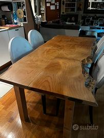 Tavolo design legno naturale