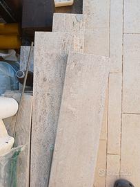 lastre di marmo travertino