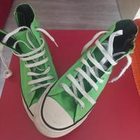 ALL STAR VERDE FLUO CON CERNIERA