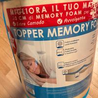 Topper singolo in memory 3 cm   90x190