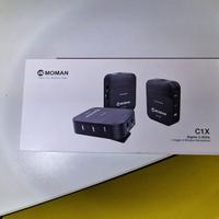 Moman C1X microfono wireless lavalier duo