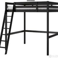 Letto ikea soppalco con materasso 140x200