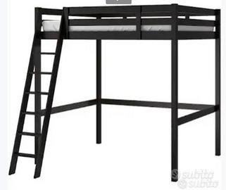 Letto ikea soppalco con materasso 140x200