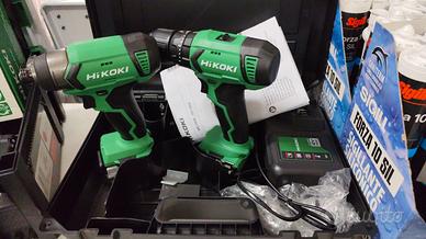 Kit Hikoki trapano avvitatore e tassellatore 