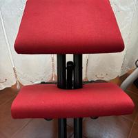 Sedia di design ergonomica Multi Varier Rossa