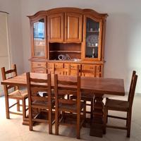 MOBILE TINELLO CON TAVOLO COMPLETO DI SEDIE