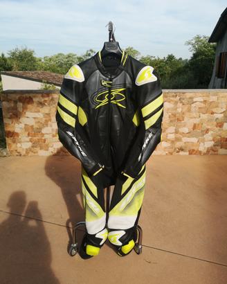 tuta moto 50 spyke intera in pelle