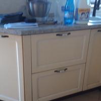 Cucina modulare Scavolini e libreria/portaTV