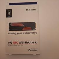 SSD Samsung 990 Pro 4TB Heatsink