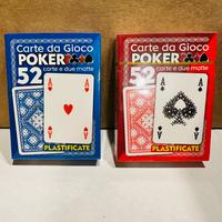 2-mazzi di carte collezione e gioco. Nuove