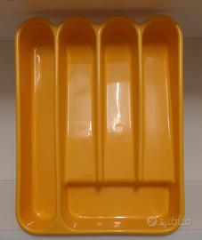 Portaposate da cassetto, in plastica,a 5 scomparti