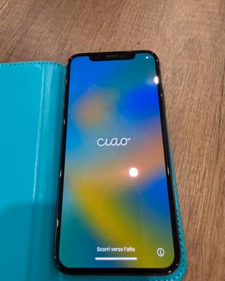 Iphone  X  space grey 256 gigabyte leggi
