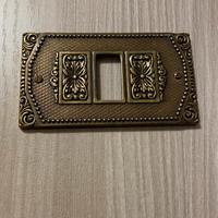 Placche ottone luce vintage 27 pezzi