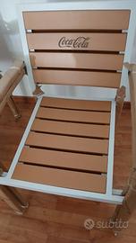 Sedie da esterno Coca cola