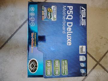 Scheda madre asus de luxe p5q e cpu