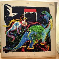 Mario Schifano - Serigrafia - 100x100