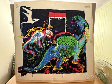 Mario Schifano - Serigrafia - 100x100