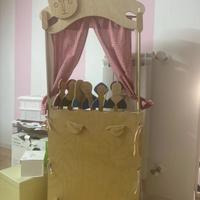 Teatrino, invero, legno fatto a mano