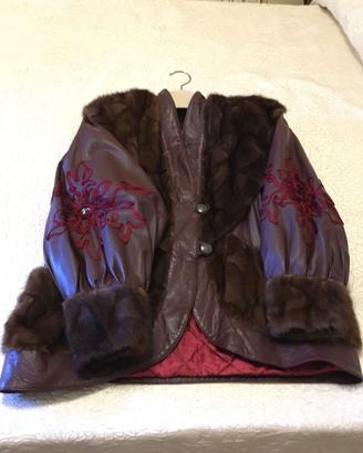 Giacca in pelle vintage