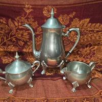 Set da tè vintage argento 3 pezzi