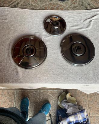 Tre Calotte ruote Fiat vintage