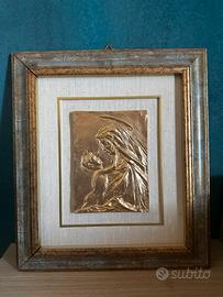 Bassorilievo Verginelli bronzo 547/999